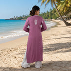 Blush Pink Modal Kurta with Delicate Handwork Chikankari - Vacation Look