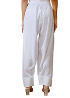 Rayon Solid Women's Farshi Salwar - White